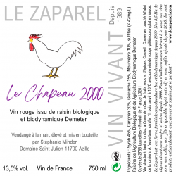 Le Zaparel Chapeau 2000